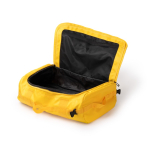 Convertible reistas-rugzak van kunstleer en polyester kleur rood detailweergave 1