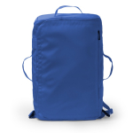 Convertible reistas-rugzak van kunstleer en polyester kleur koningsblauw tweede weergave