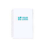 A5-notitieblok met ringband van plastic met ruitjespapier hoofdweergave