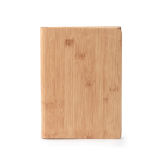 A5-notitieblok met telefoonstandaard en muismat, blanco vellen kleur naturel tweede weergave