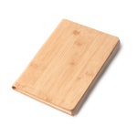 A5-notitieblok met telefoonstandaard en muismat, blanco vellen kleur naturel detailweergave 3