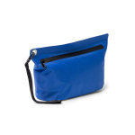 Waterdichte toilettas met rits en afneembare polsband kleur rood eerste gebruiksweergave