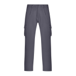 Unisex polyester broek met veel zakken 140 g/m² Roly Direct Warmor kleur taupe grijs tweede weergave