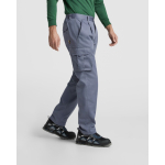 Unisex polyester broek met veel zakken 140 g/m² Roly Direct Warmor kleur taupe grijs derde gebruiksweergave