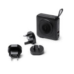 3-in-1 powerbank met draadloos snelladen 15W 10.000 mAh kleur zwart eerste gebruiksweergave