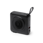 3-in-1 powerbank met draadloos snelladen 15W 10.000 mAh kleur zwart detailweergave 3