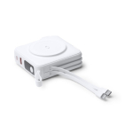 3-in-1 powerbank met draadloos snelladen 15W 10.000 mAh kleur zwart detailweergave 6