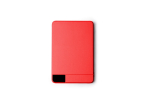 Magnetische powerbank van aluminium met snelladen 5.000 mAh kleur rood tweede weergave