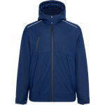 Gewatteerde sportieve thermoparka met reflectiedetails Roly Emin kleur marineblauw eerste gebruiksweergave