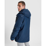 Gewatteerde sportieve thermoparka met reflectiedetails Roly Emin kleur marineblauw detailweergave 2