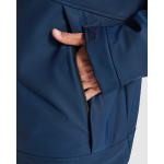 Gewatteerde sportieve thermoparka met reflectiedetails Roly Emin kleur marineblauw detailweergave 3