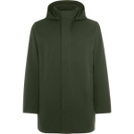 Unisex 3/4 parka met afneembare capuchon en rits Roly Direct Dome kleur miliair groen eerste gebruiksweergave