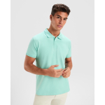 Unisex poloshirt piqué met kraag 210 g/m2 Roly Direct Wos kleur mintgroen detailweergave 2