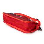 Compacte opvouwbare polyester stoel met hoes en zakken kleur rood detailweergave 3