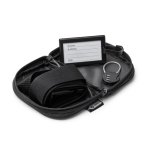 3-in-1 reisset met cijferslot en ritshoes kleur zwart eerste gebruiksweergave