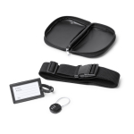 3-in-1 reisset met cijferslot en ritshoes kleur zwart detailweergave 2