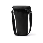 Flessenkoeltas met schouderband en ritssluiting 1 L kleur zwart tweede weergave