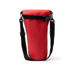 Flessenkoeltas met schouderband en ritssluiting 1 L kleur rood tweede weergave