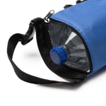 Flessenkoeltas met schouderband en ritssluiting 1 L kleur rood detailweergave 1