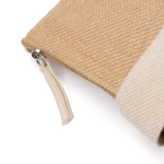 Koeltas van katoen en jute met isothermische binnenkant 280g/m2 detailweergave 2