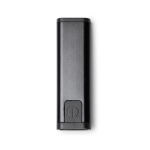 Ultraplatte aluminium multitool met zaklamp van 70 lumen kleur zwart tweede weergave