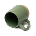 Keramische mok met matte afwerking en geometrisch oor 320 ml kleur zwart detailweergave 1