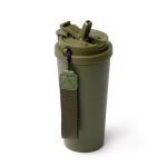 Thermosbeker van roestvrij staal met lekvrije deksel 500ml kleur donkergroen detailweergave 3