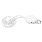 Handventilator met magnetische ring en 3 standen kleur wit detailweergave 6