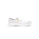 Werkschoenen van microvezel met elastische sluiting Roly Salt kleur wit eerste gebruiksweergave