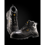 Unisex werkschoen met veters en glasvezel veiligheidsneus Roly Iron kleur neon oranje detailweergave 3