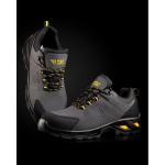 Waterdichte werkschoenen met verstevigde neus en leder Roly Rock kleur geel detailweergave 3