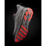 Ademende unisex werkschoenen met zachte rubberen zool Roly Onyx kleur rood detailweergave 2