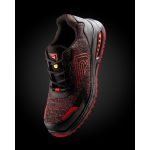 Unisex sportieve werkschoenen met glasvezel neus 200J Roly Ruby kleur rood detailweergave 1