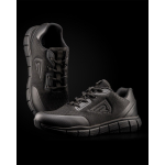 Unisex ademende sportieve werkschoenen met veters Roly Basalt kleur zwart detailweergave 2