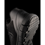 Unisex ademende sportieve werkschoenen met veters Roly Basalt kleur zwart detailweergave 4