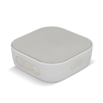 Compacte speaker met bedrukbare kunststof behuizing 3W kleur grijs derde weergave