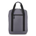 RPET-laptoprugzak met reflecterende strips 15,6'' kleur grijs