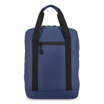 RPET-laptoprugzak met reflecterende strips 15,6'' kleur donkerblauw