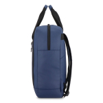RPET-laptoprugzak met reflecterende strips 15,6'' kleur donkerblauw zesde weergave