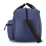 Sporttas van gerecycled PET met dubbele voorvakken 25L kleur donkerblauw zesde weergave