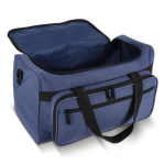 Sport- en reistas van 37L met meerdere handgrepen en ritsen kleur donkerblauw tweede weergave