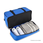 Sport- of reistas van gerecycled polyester 50L kleur blauw zesde weergave