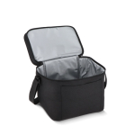 Koeltas met dubbel compartiment en korte handgrepen 12L kleur zwart vijfde weergave