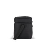 Koeltas met dubbel compartiment en korte handgrepen 12L kleur zwart zevende weergave