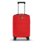 Cabinetrolley 18'' met 4 zwenkwielen en telefoonhouder kleur rood