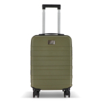 Cabinetrolley 18'' met 4 zwenkwielen en telefoonhouder kleur olijfgroen