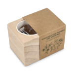 Zaaikit met potjes en substraat van kokosvezel kleur naturel derde weergave