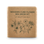 Zaaikit met potjes en substraat van kokosvezel kleur naturel vierde weergave