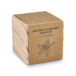 Kweekset voor munt met pot en kokossubstraat kleur naturel