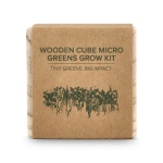 Kweekset voor microgroenten met kokosvezel kleur naturel vierde weergave